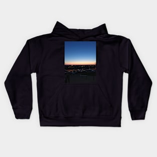 Where the sky meets the lot Kids Hoodie